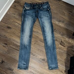 Rock Revival Vivian cuffed skinny jeans